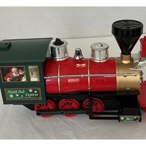 Eztec North Pole Express G Scale Locomotive Christmas Train Engine Tested Works